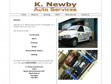 Tablet Screenshot of knewby.co.uk